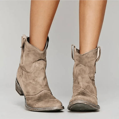 Amara – Suede Elegant Ankle Boots